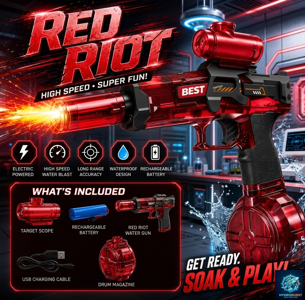 Electric Water Gun - Rechargeable High Power Water Blaster