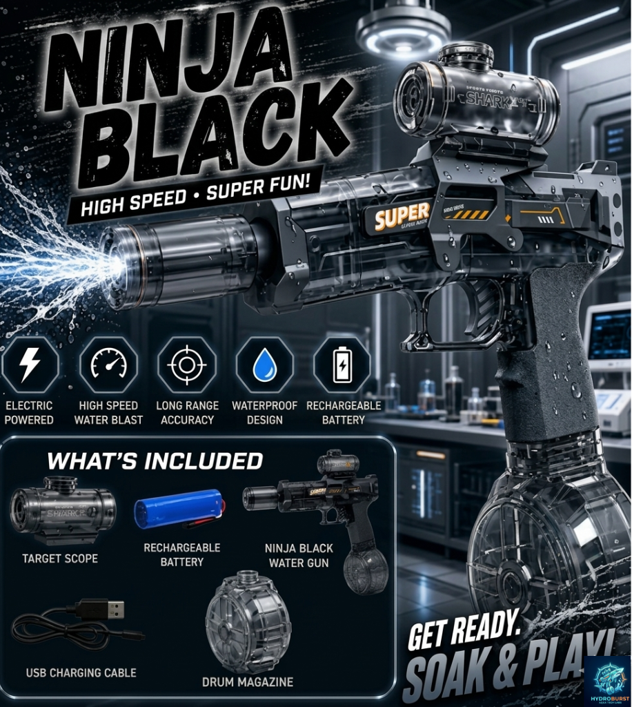 Electric Water Gun - Rechargeable High Power Water Blaster
